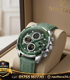 NAVIFORCE NF9197 Green Silver