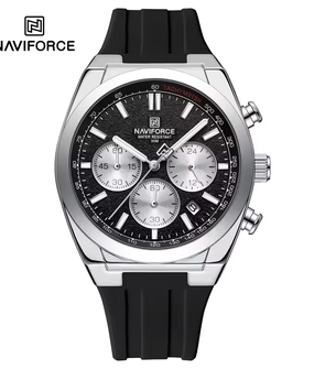 NAVIFORCE NF8080 Black Silver Black