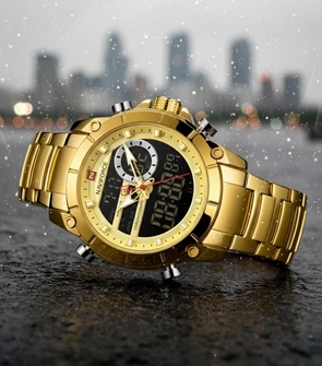 NAVIFORCE NF9163 Gold Black