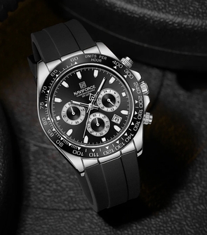 NAVIFORCE NF8054 Black Silver Black