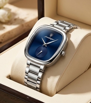Poedagar 783 Silver Blue Womens Watch