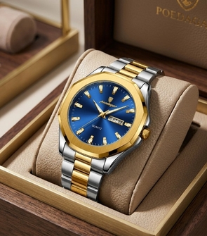 Poedagar 875 Silver Gold Blue