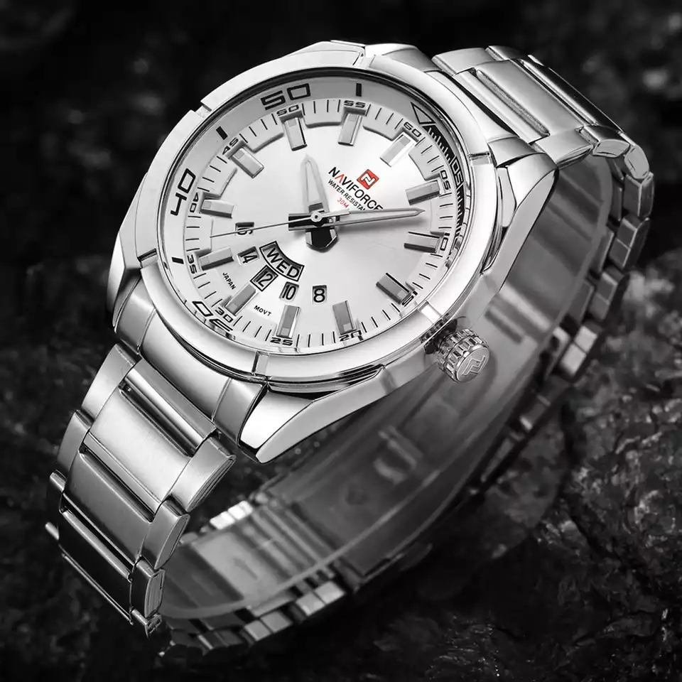 NAVIFORCE NF9038 Silver White